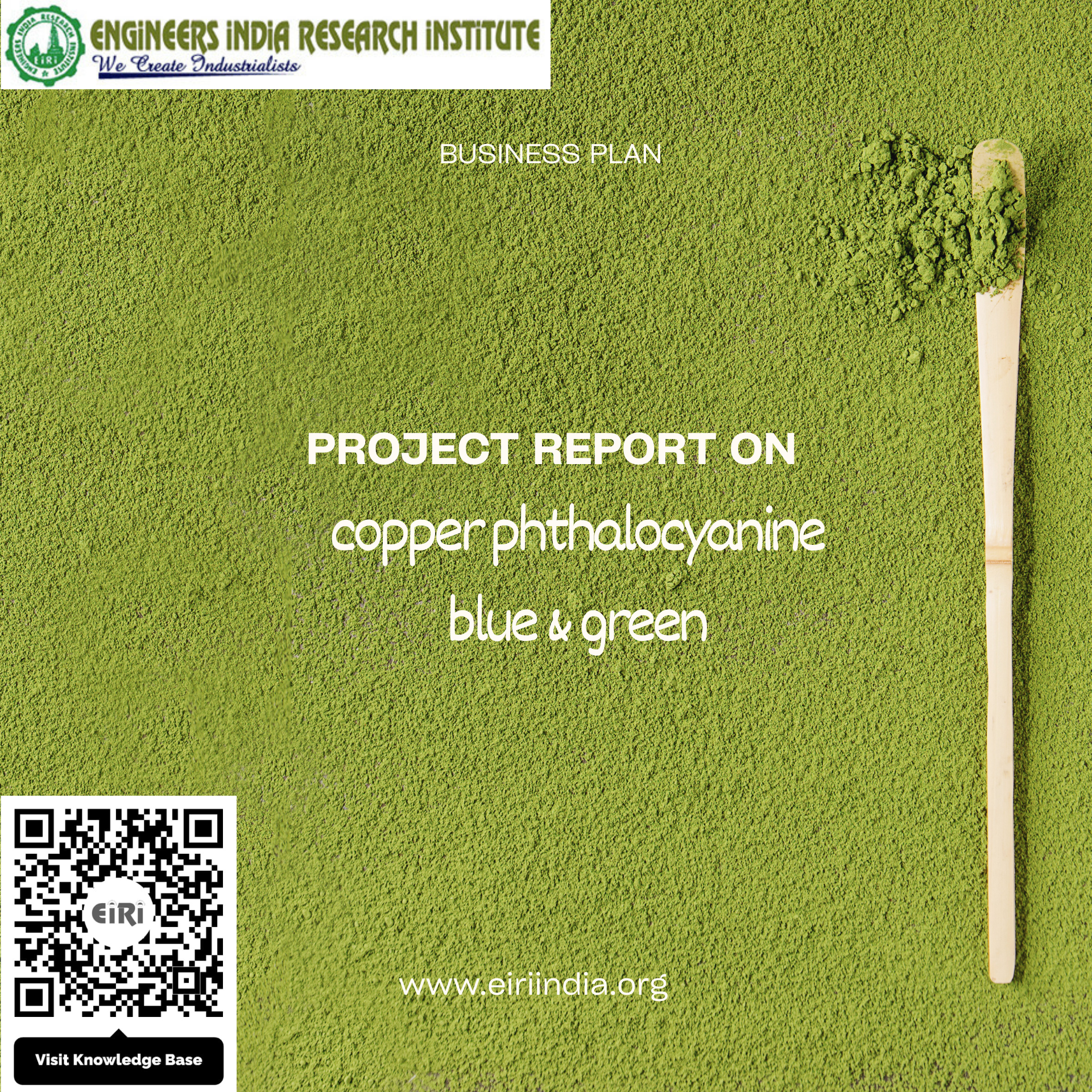 Detailed Project Report on copper phthalocyanine blue &amp; green (Cap: 1 TPD)